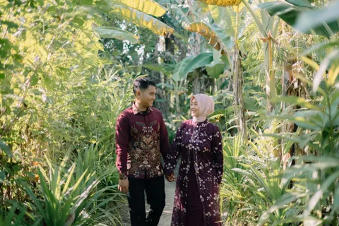 Foto sampul undangan Nanda & Anis