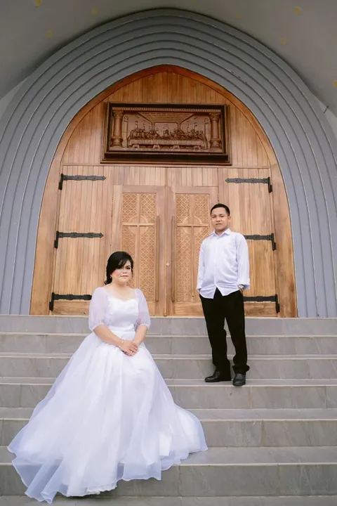 Foto sampul undangan Atto & Eka