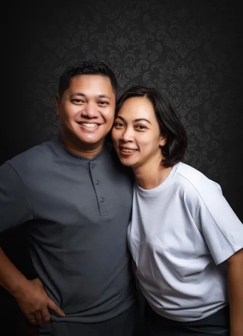 Foto sampul undangan Debbie & Ary