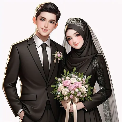 Foto sampul undangan Mumuh & Feby