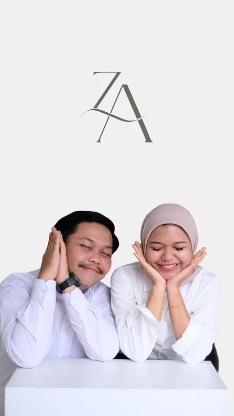 Foto sampul undangan Zahra & Agung