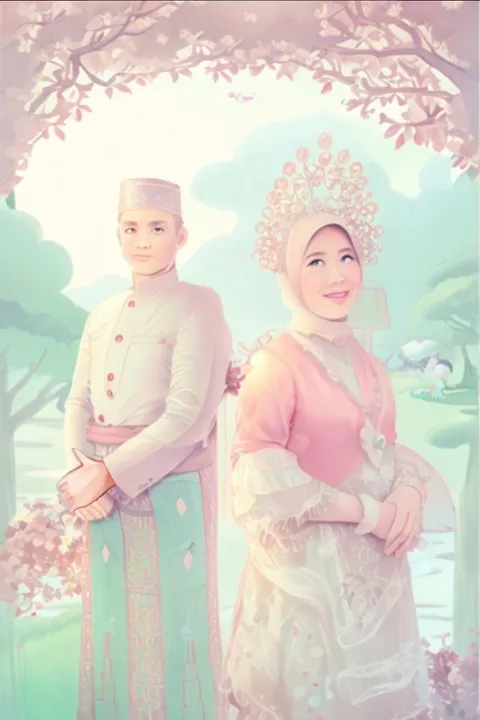 Foto sampul undangan Widi & Fitrah