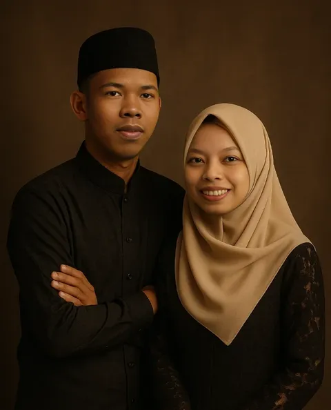 Foto sampul undangan Riyati & Iqin