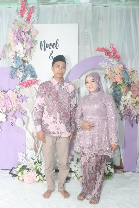 Foto sampul undangan Andi & Novel