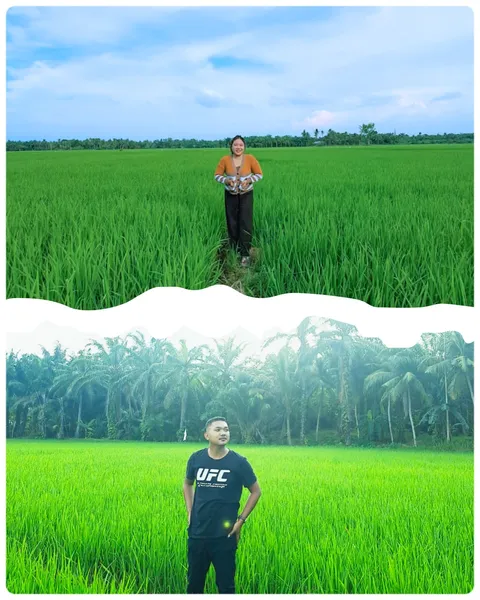Foto sampul undangan Nia & Frans