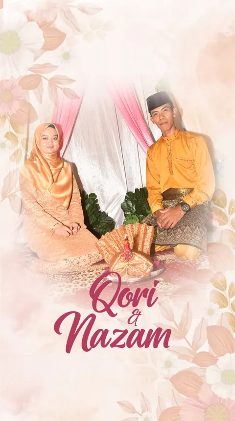 Foto sampul undangan Nazam & Qori