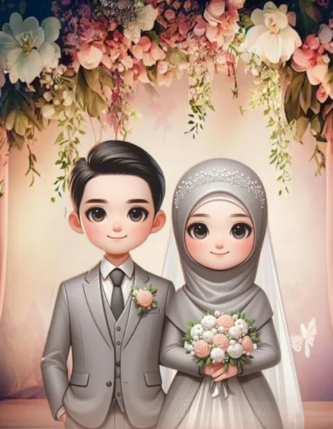 Foto sampul undangan Adam & Dinda