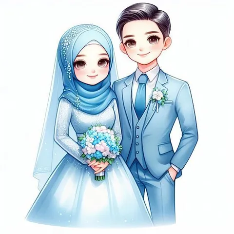 Foto sampul undangan Dicko & Naqiyya