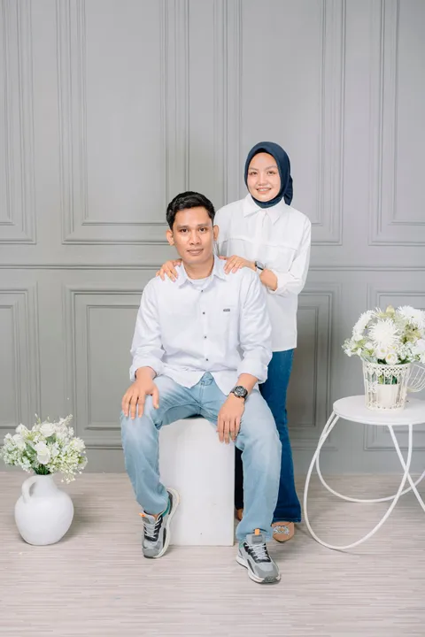 Foto sampul undangan Herman & Gita