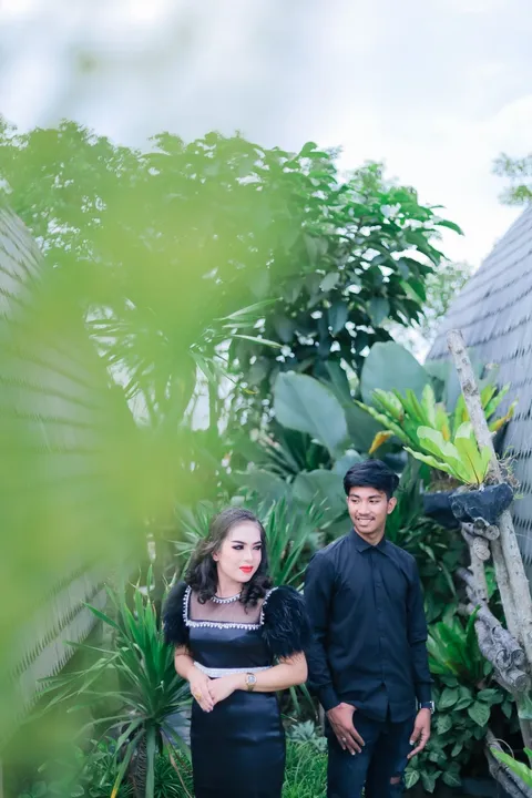 Foto sampul undangan Uni & Reski