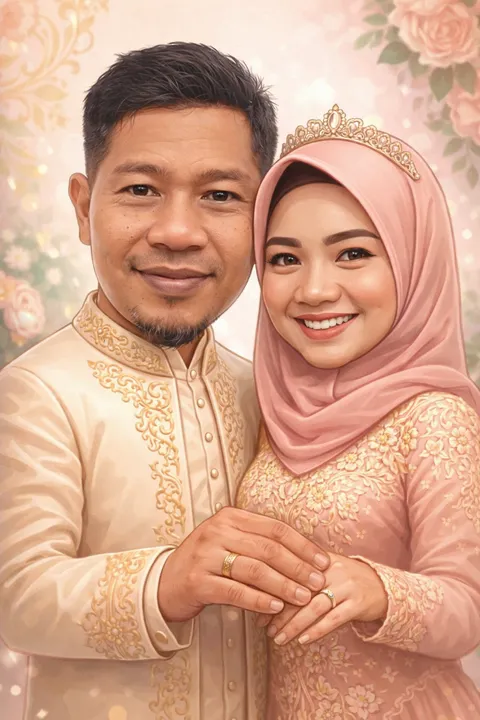 Foto sampul undangan Miswati Septiana & Hery Santoso