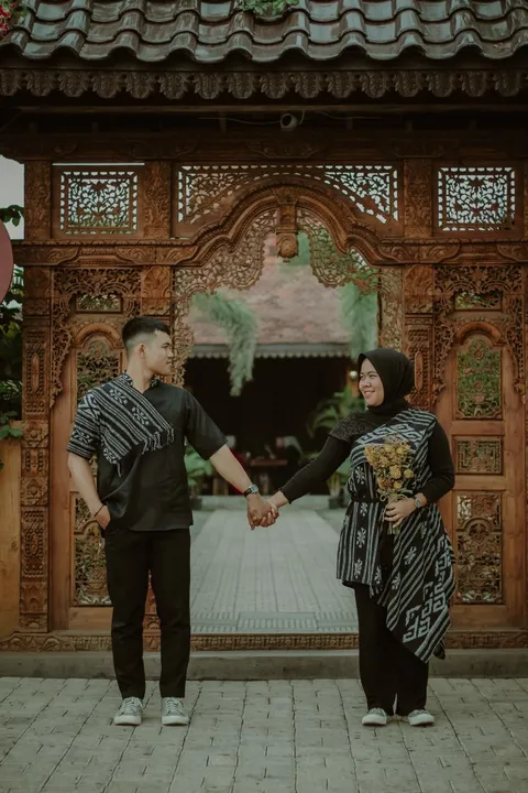 Foto sampul undangan Nanda & Reza