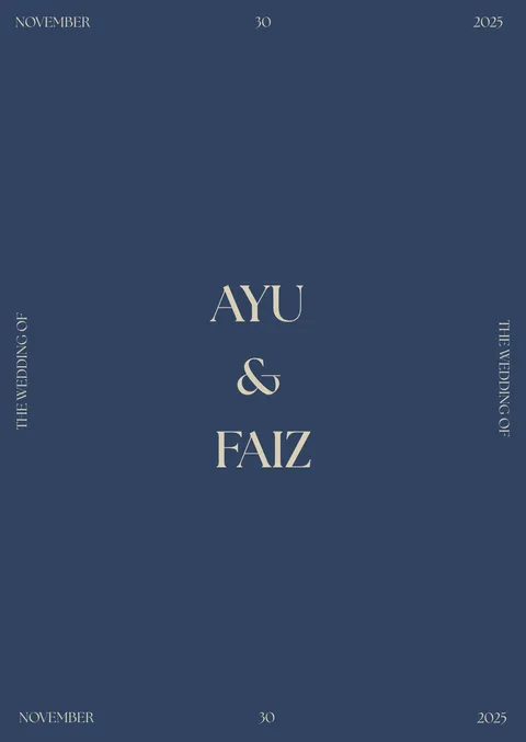 Foto sampul undangan Rizka Ayu Sundari & Faizuddin Haikal