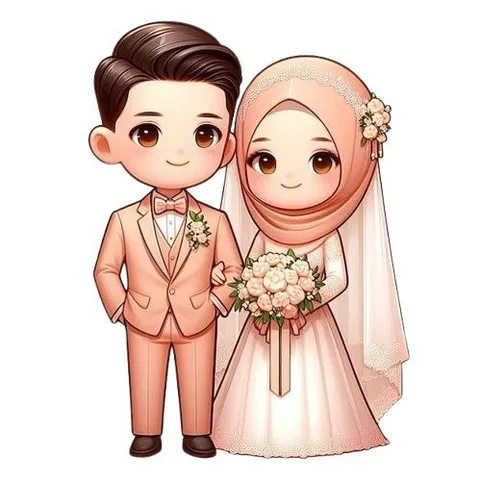 Foto sampul undangan Nabila & Doni