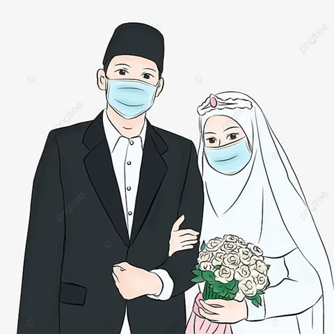 Foto sampul undangan Nasya & Agus