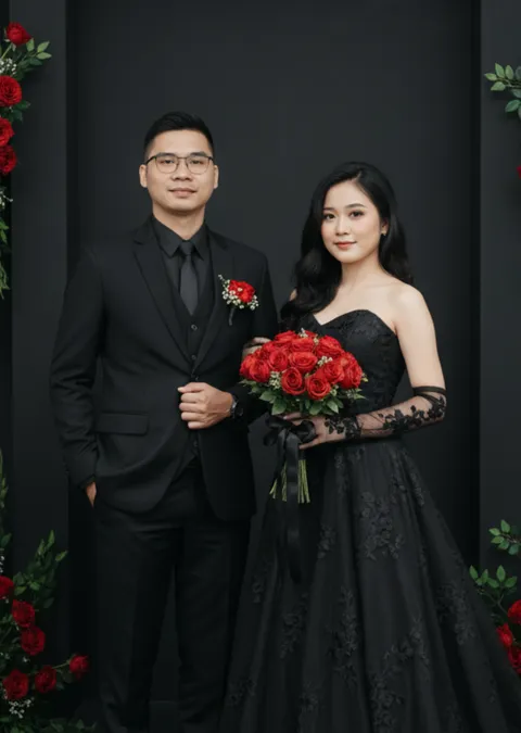 Foto sampul undangan Sesrin & Marinus