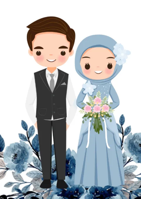 Foto sampul undangan Atiqah & Romly