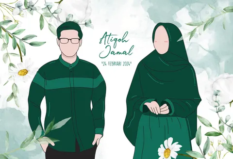 Foto sampul undangan Jamal & Atiqoh