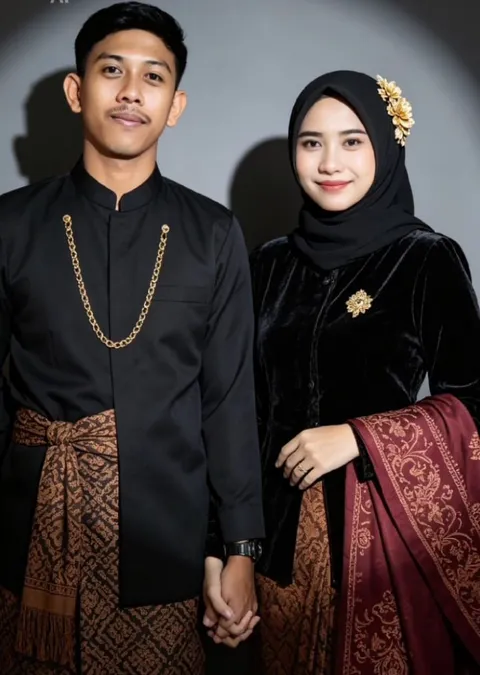 Foto sampul undangan Zakiyah & Aji