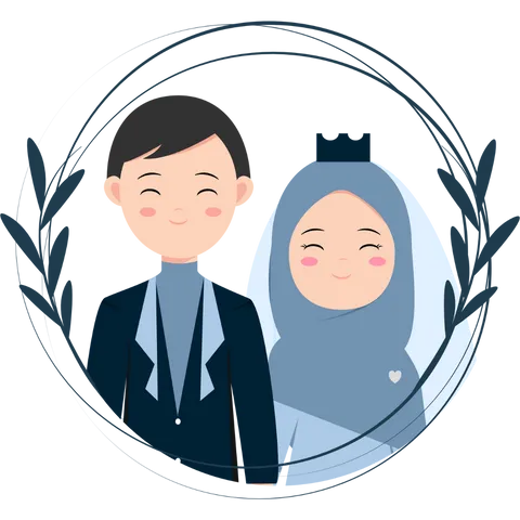 Foto sampul undangan Munir & Melati
