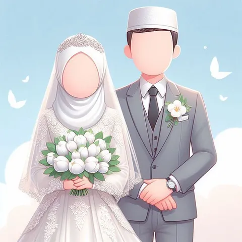 Foto sampul undangan Abdurrahman & Zahwa