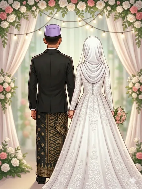 Foto sampul undangan Wasiyatul Mustofa & Aslamatul Imanah