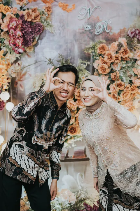Foto sampul undangan Reza & Nadine