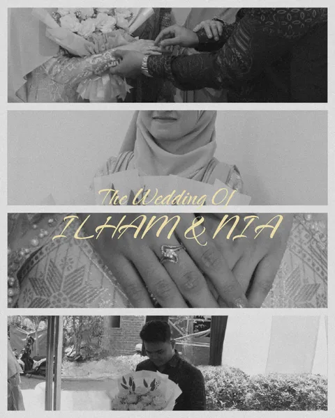 Foto sampul undangan Nia & Ilham