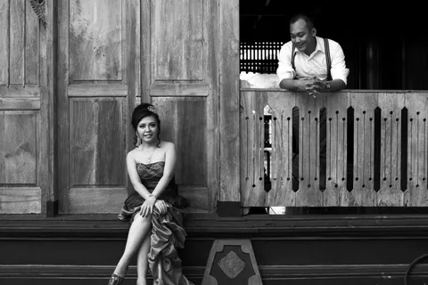 Foto sampul undangan Bruce & Selina