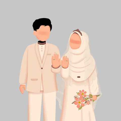 Foto sampul undangan Da & Ns
