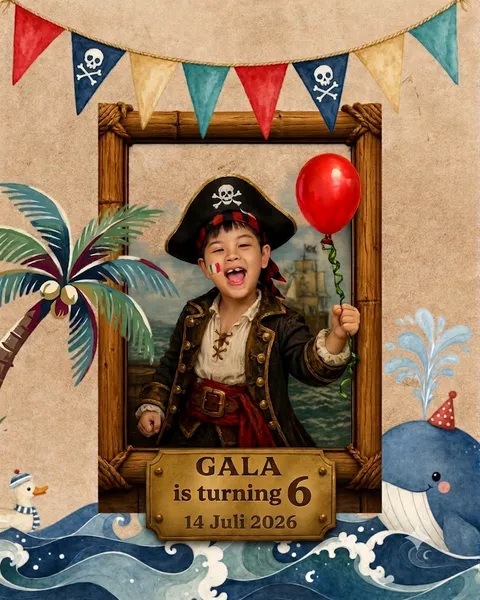 Foto sampul undangan Gala's Birthday