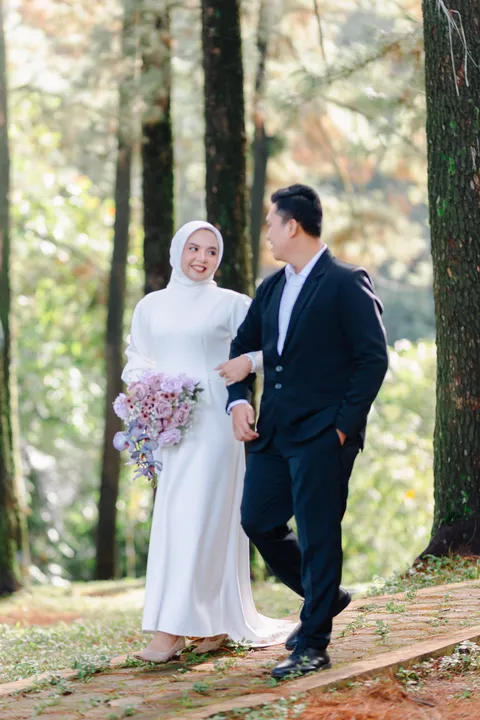 Foto sampul undangan Adam & Irna