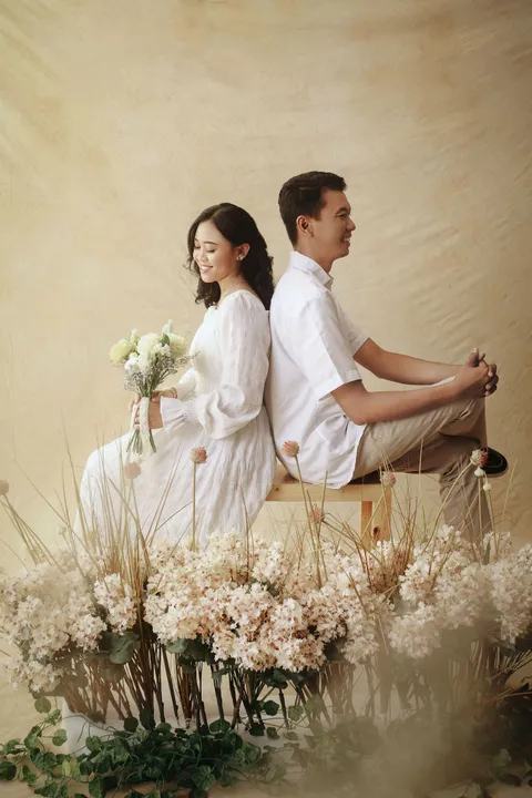 Foto sampul undangan Wisnu & Rosa