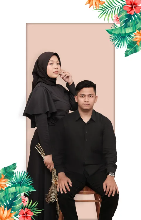 Foto sampul undangan Lufthi & Taufik