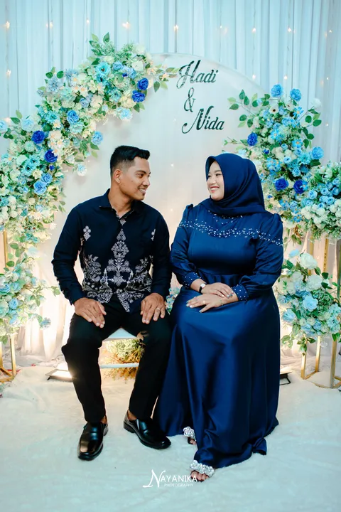Foto sampul undangan Hadi & Nida