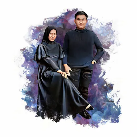 Foto sampul undangan Arrizky & Nabila