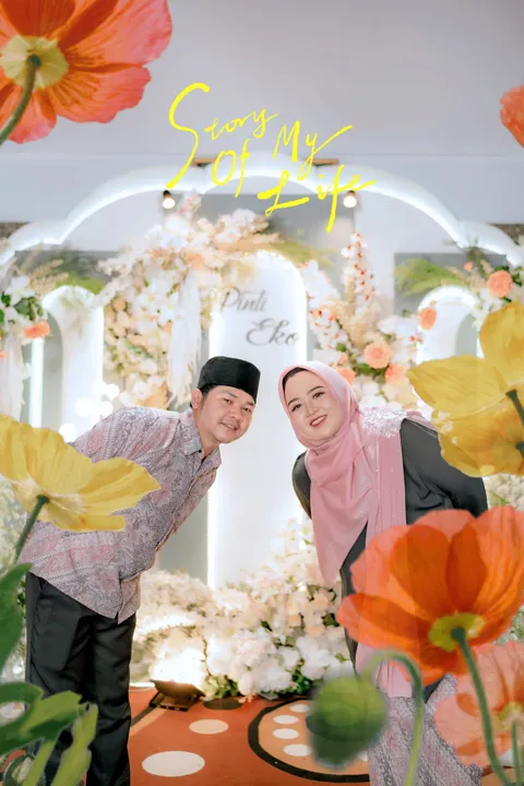 Foto sampul undangan Pinti & Eko