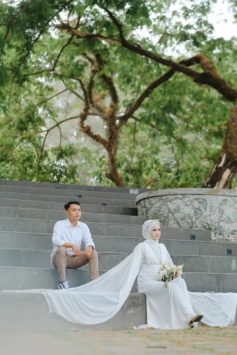 Foto sampul undangan Abram & Putri