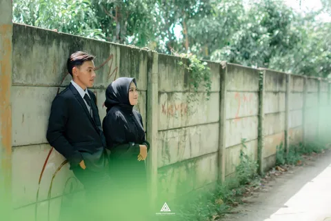 Foto sampul undangan Angga & Mega