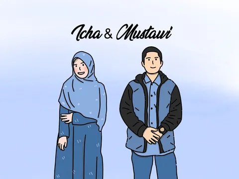 Foto sampul undangan Mustawi & Icha