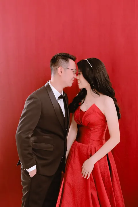 Foto sampul undangan Melinda & Kevin