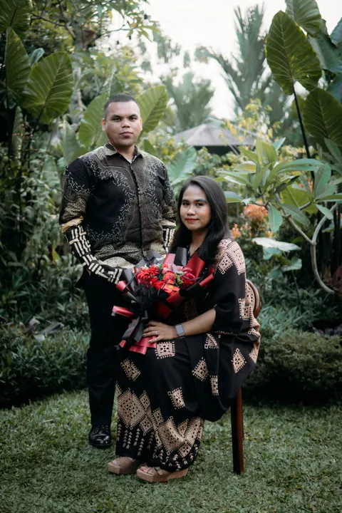 Foto sampul undangan Sandhi & Nisa