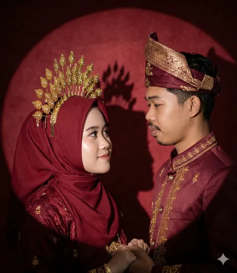Foto sampul undangan Nata & Rafi