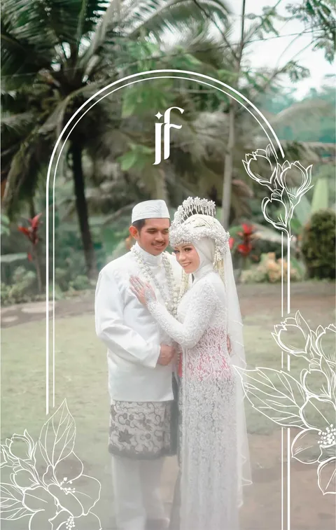 Foto sampul undangan Fauzan & Ida