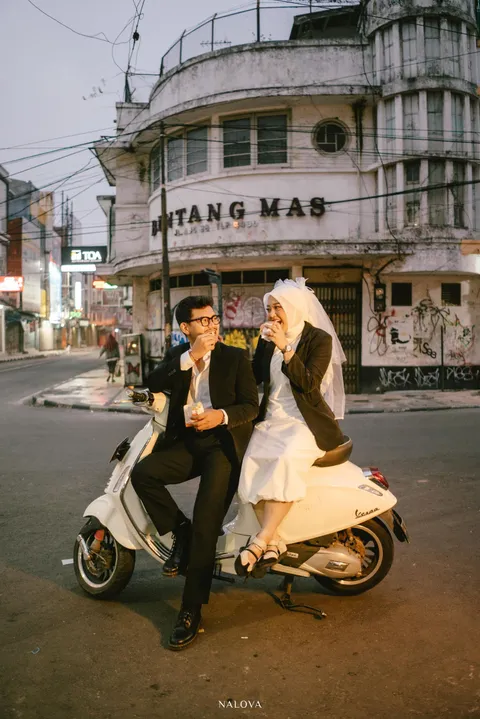 Foto sampul undangan Razaq & Dita