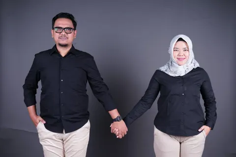 Foto sampul undangan Andri & Esti