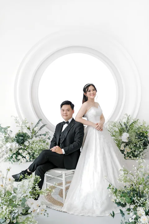 Foto sampul undangan Yunna & William