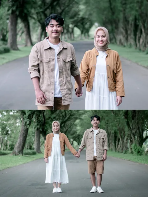 Foto sampul undangan Ainun & Feri