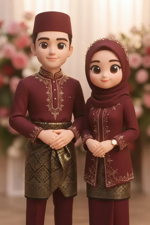 Foto sampul undangan Marsha & Taufik