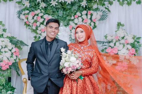 Foto sampul undangan Nanda & Salwa
